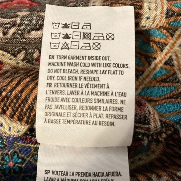 American Eagle Outfitters Boho Lace-up Blouse S - Picture 16 of 16